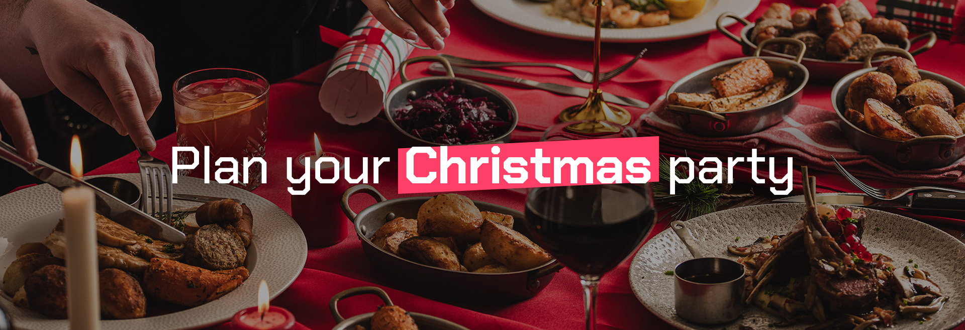 Christmas party at The Hen & Chickens Theatre Bar